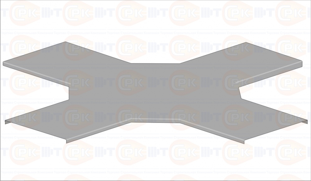 Крышка КХ-150 цинк (Крышка Х-образного ответвителя) (0,7мм)