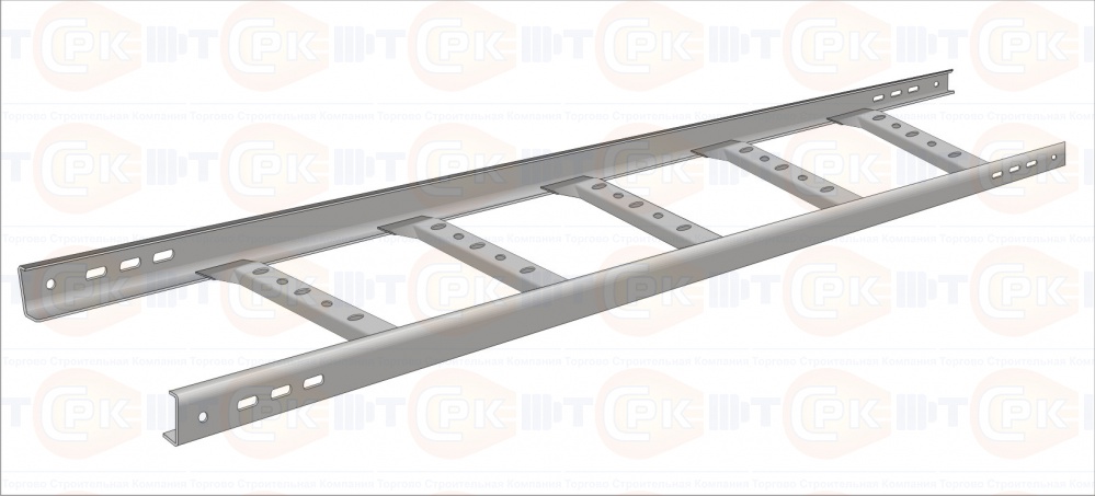 Лоток лестничный НЛз-300х70х3000 замковый (1,2мм) цинк - Купить по ...